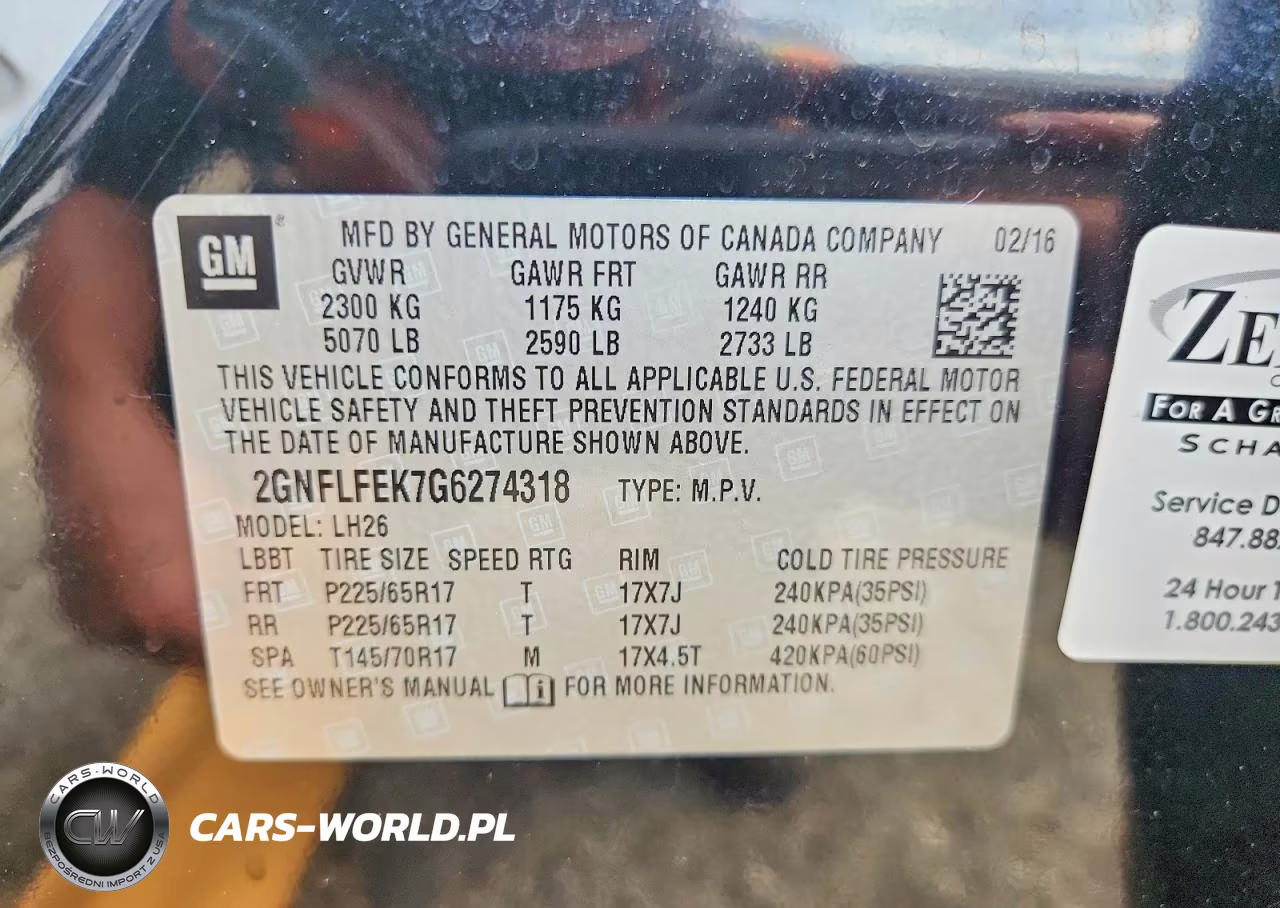 2016 Chevrolet Equinox Lt VIN:2GNFLFEK7G6274318 - 12