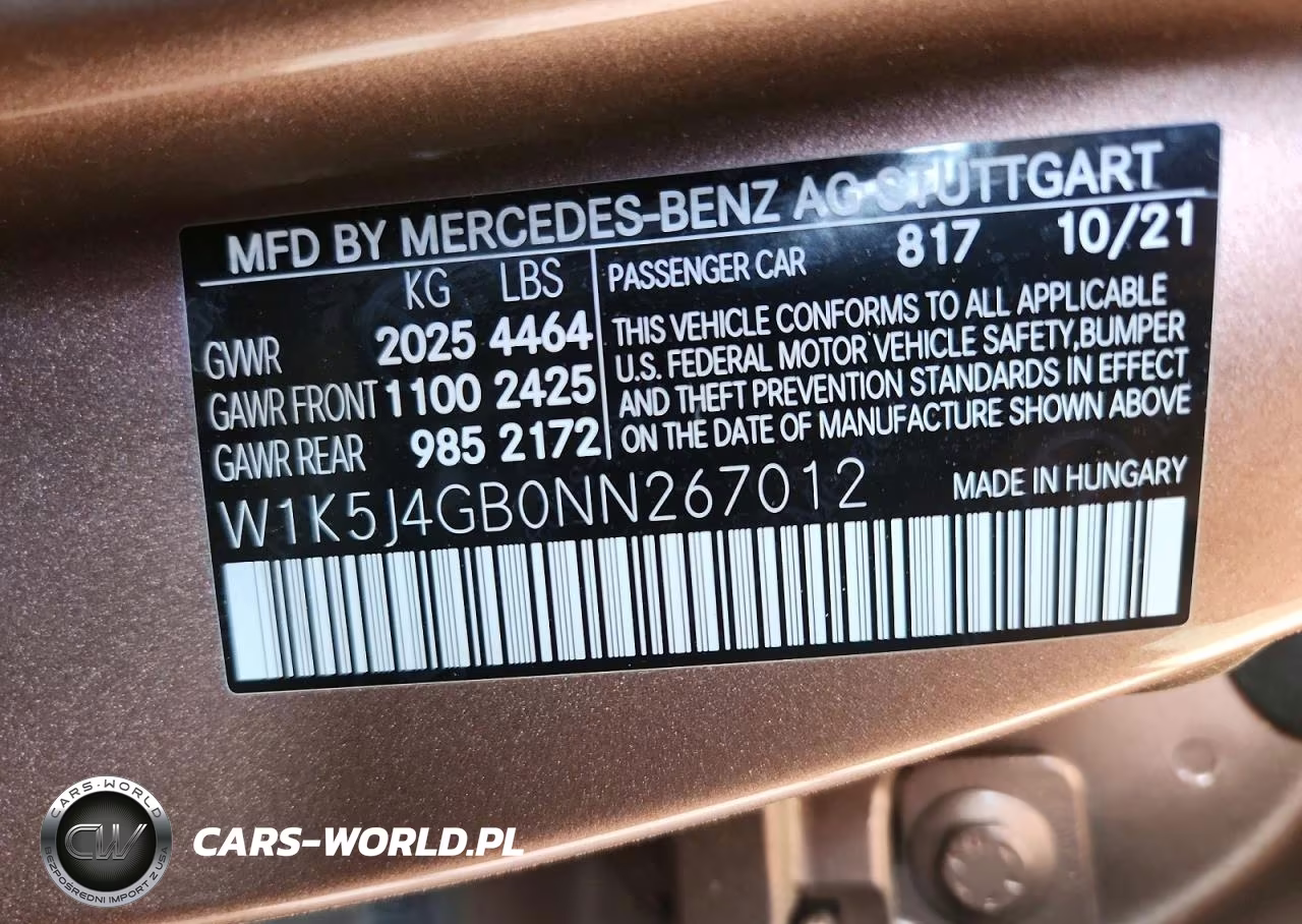 2022 Mercedes-Benz Cla 250 VIN:W1K5J4GB0NN267012 - 12