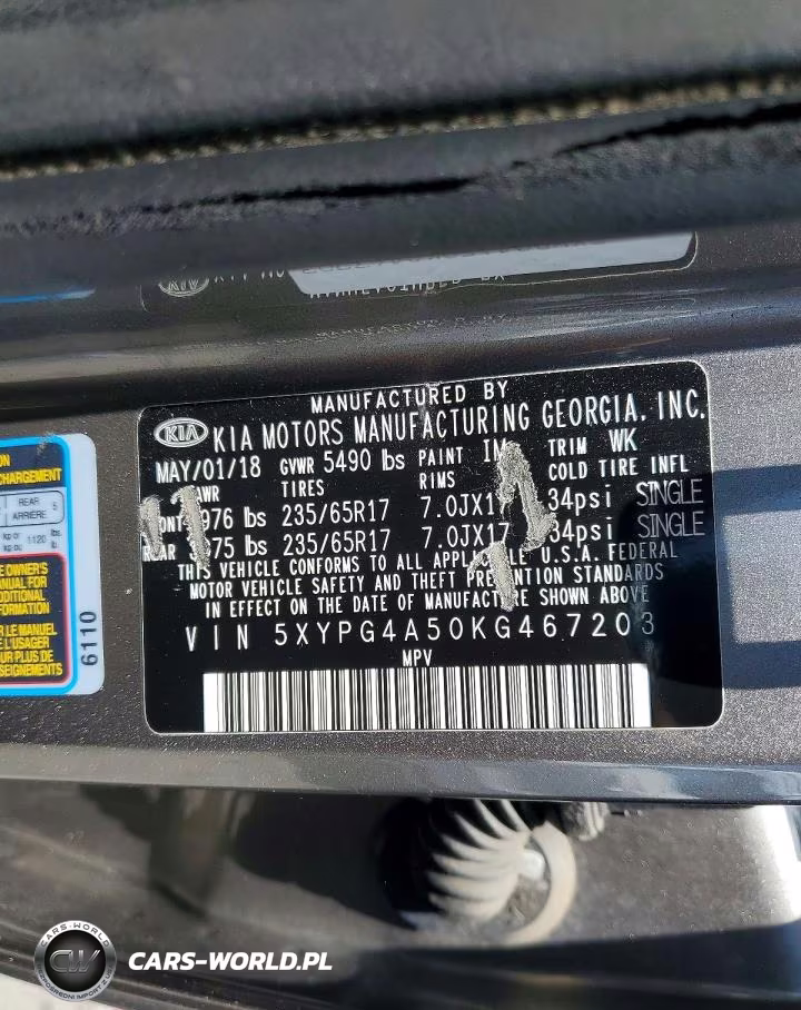2019 Kia Sorento Lx V6 VIN:5XYPG4A50KG467203 - 13