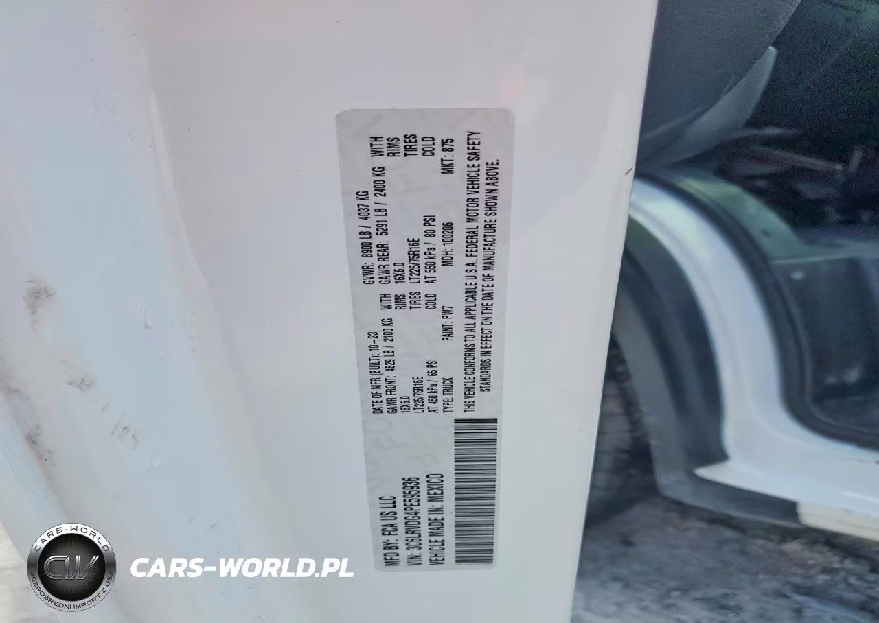 2023 Ram Promaster 2500 Delivery Van VIN:3C6LRVDG4PE595936 - 13