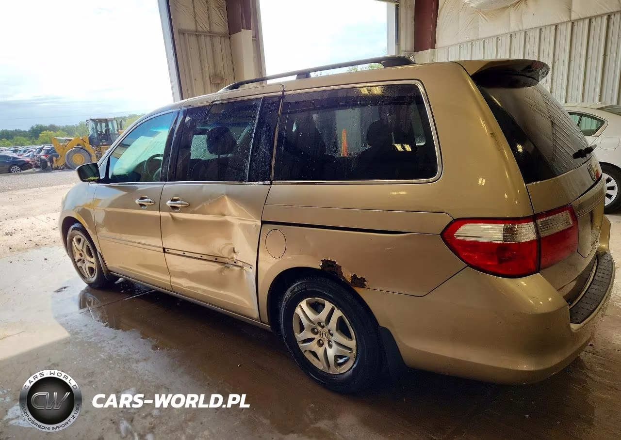 2005 Honda Odyssey Exl VIN:5FNRL38625B037682 - 2