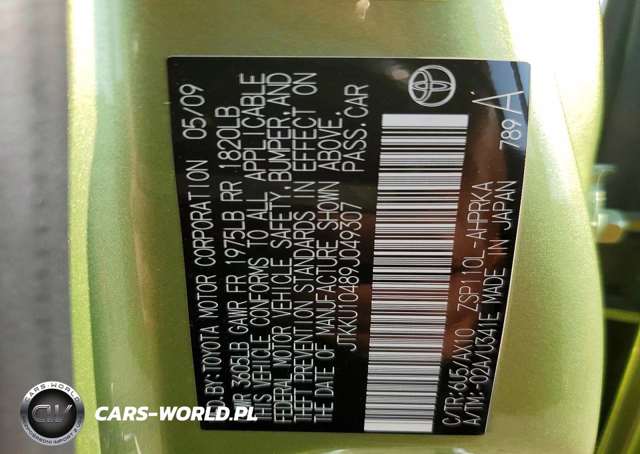 2009 Scion Xd Base VIN:JTKKU10489J049307 - 13