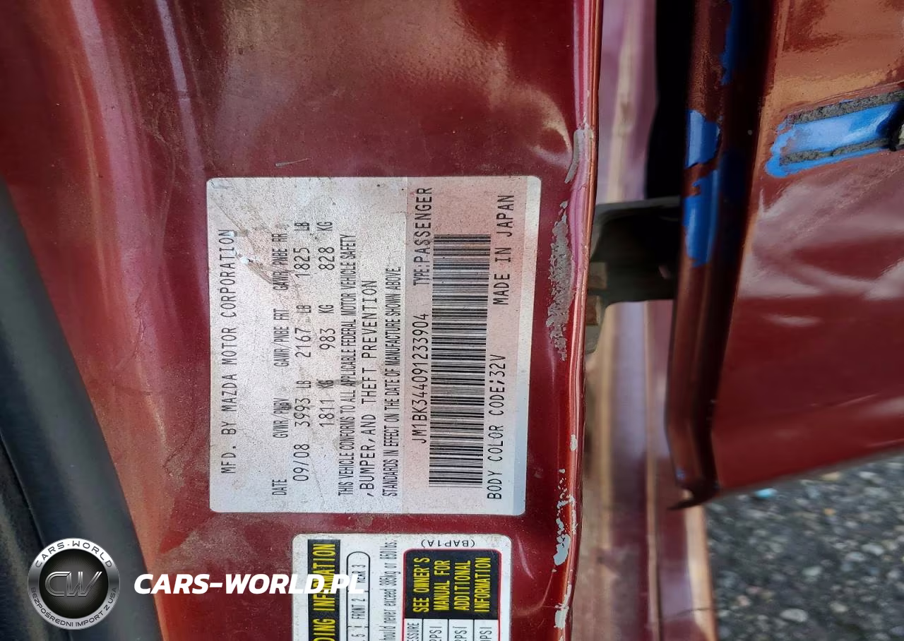 2009 Mazda 3 S VIN:JM1BK344091233904 - 13