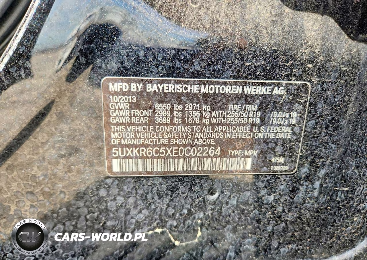2014 BMW X5 xDrive50I VIN:5UXKR6C5XE0C02264 - 13