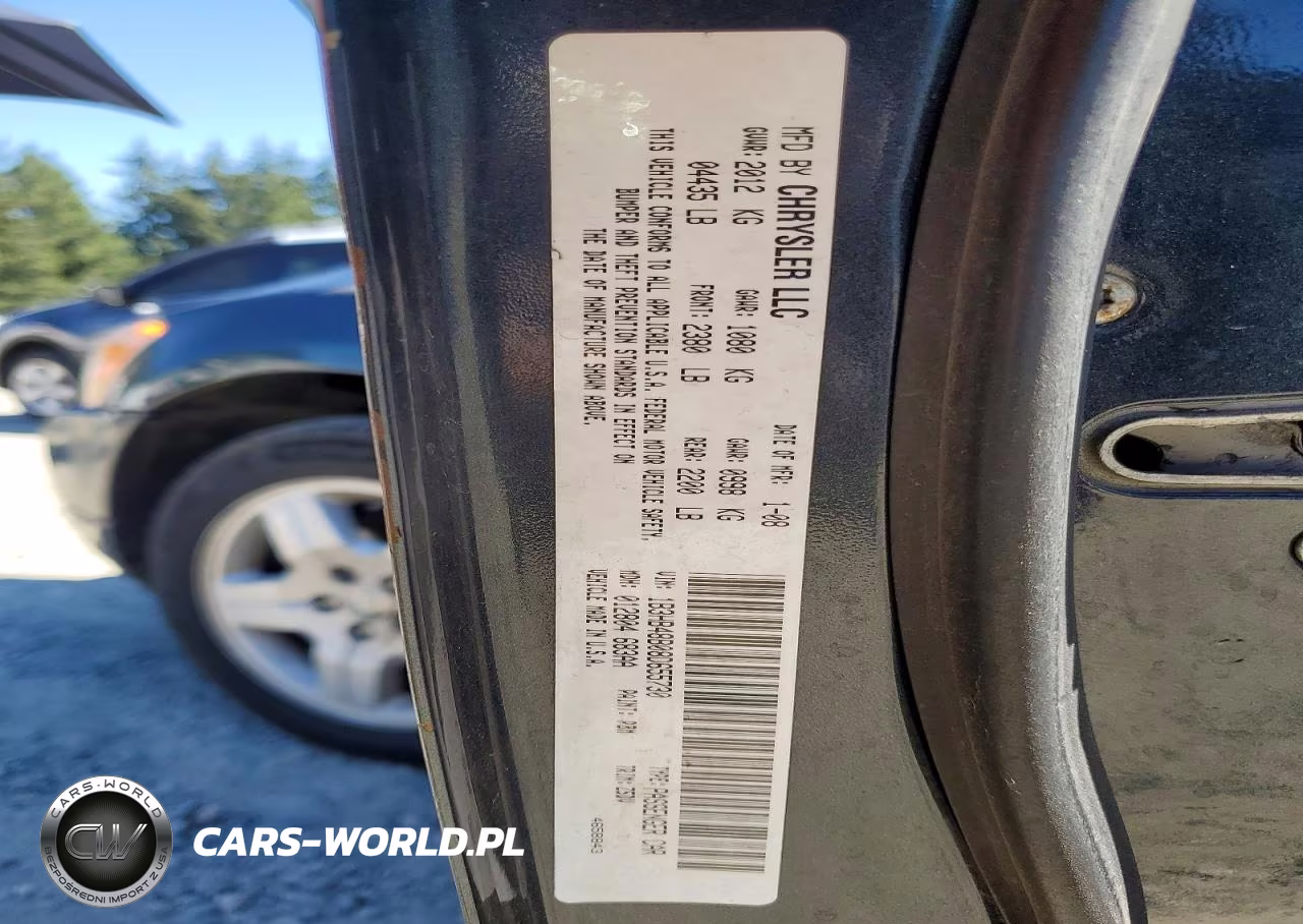 2008 Dodge Caliber Sxt VIN:1B3HB48B08D655730 - 13