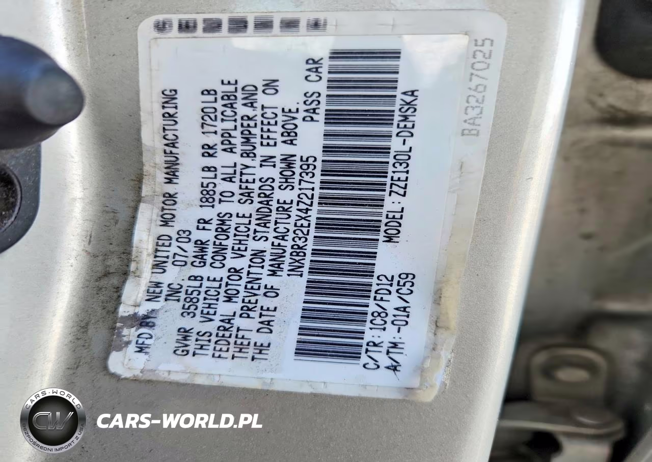 2004 Toyota Corolla S VIN:1NXBR32EX4Z217395 - 12