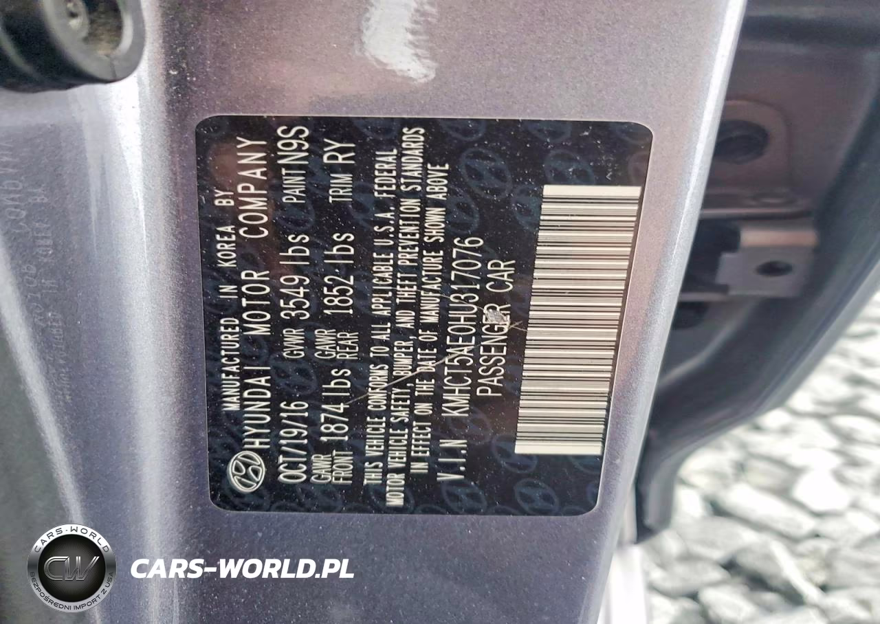 2017 Hyundai Accent Se VIN:KMHCT5AE0HU317076 - 12