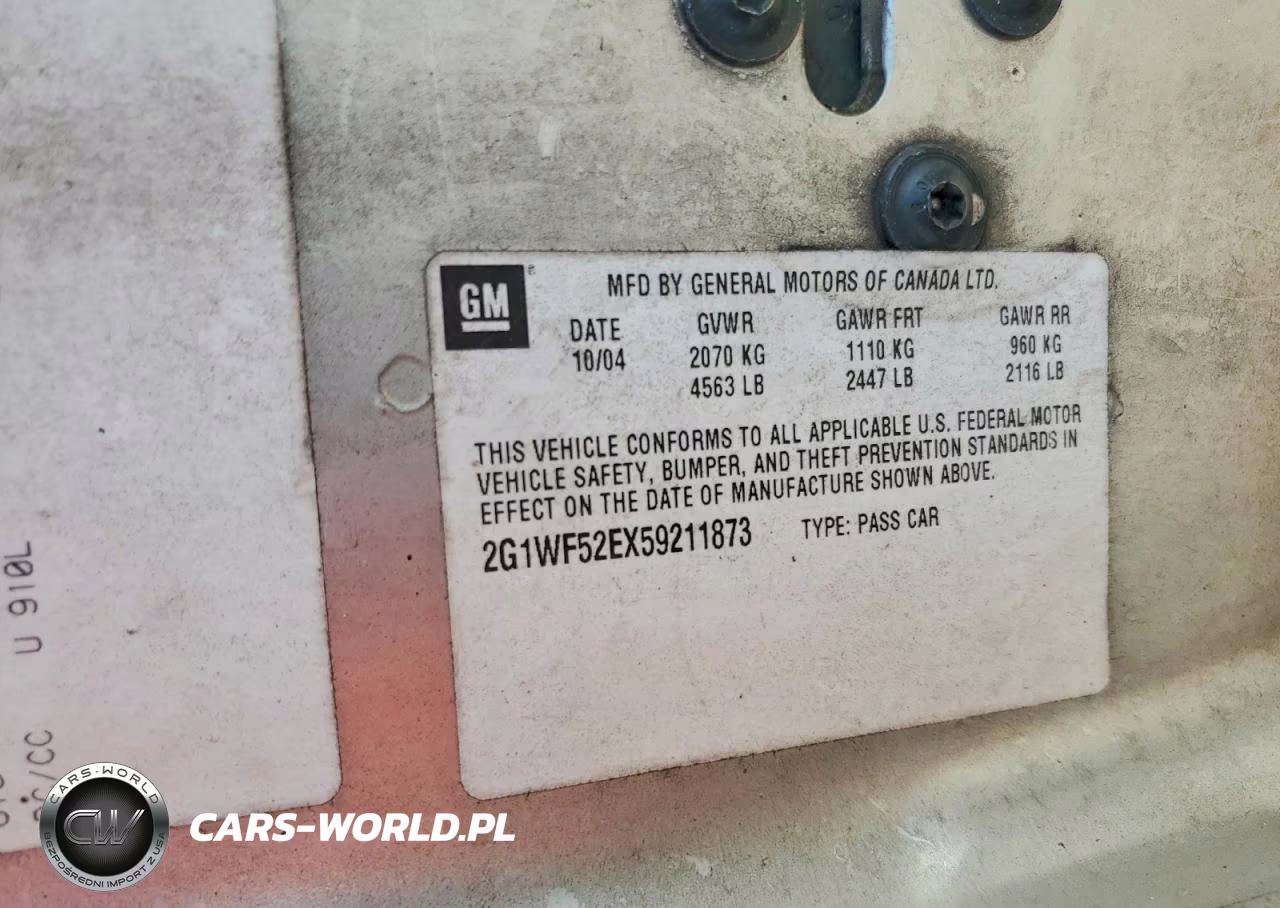 2005 Chevrolet Impala VIN:2G1WF52EX59211873 - 12
