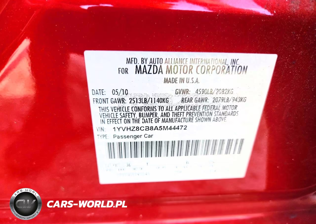 2010 Mazda 6 S VIN:1YVHZ8CB8A5M44472 - 12