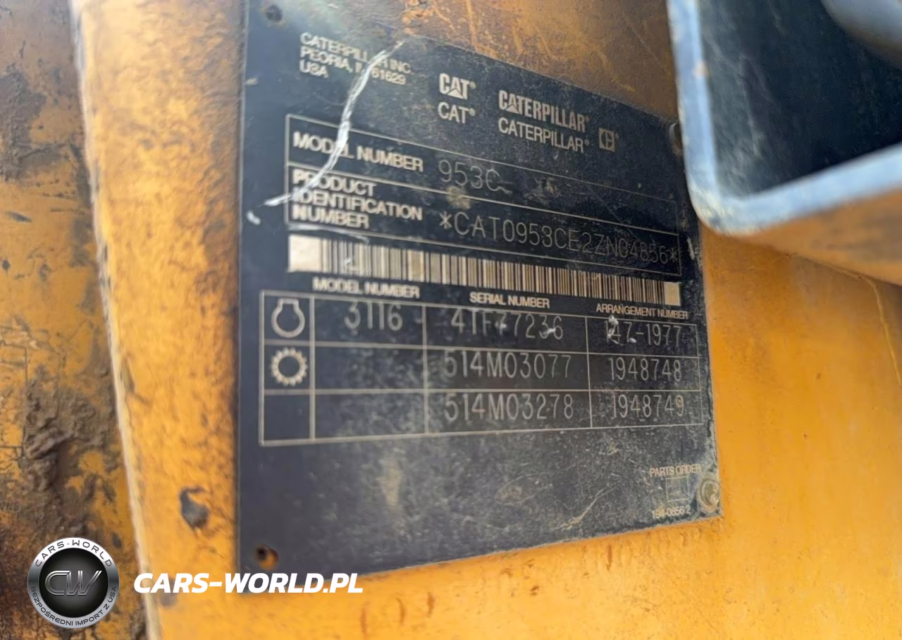 2002 Caterpillar 953C Track Loader VIN:CAT0953CE2ZN04856 - 10