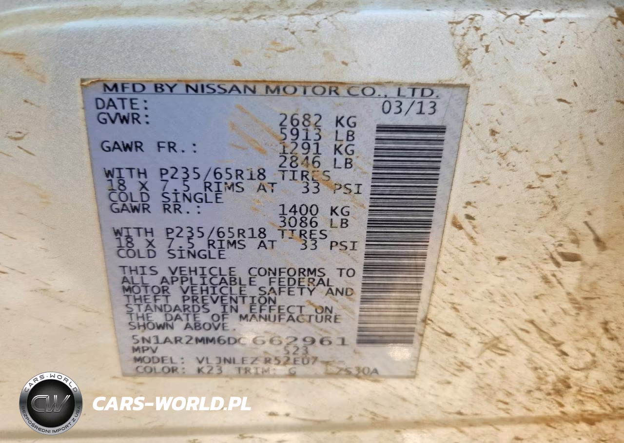 2013 Nissan Pathfinder S VIN:5N1AR2MM6DC662961 - 14