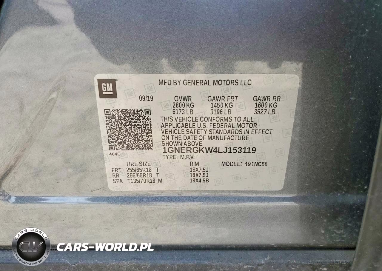 2020 Chevrolet Traverse Lt VIN:1GNERGKW4LJ153119 - 13