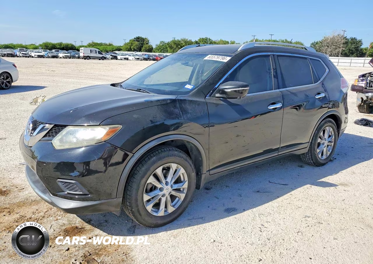 2015 Nissan Rogue Sv VIN:KNMAT2MT9FP503070 - 1