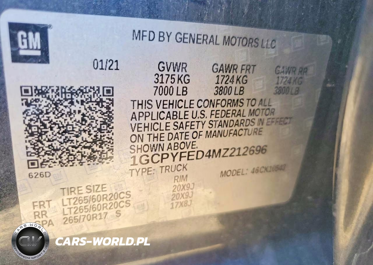 2021 Chevrolet Silverado K1500 Lt Trail Boss VIN:1GCPYFED4MZ212696 - 12