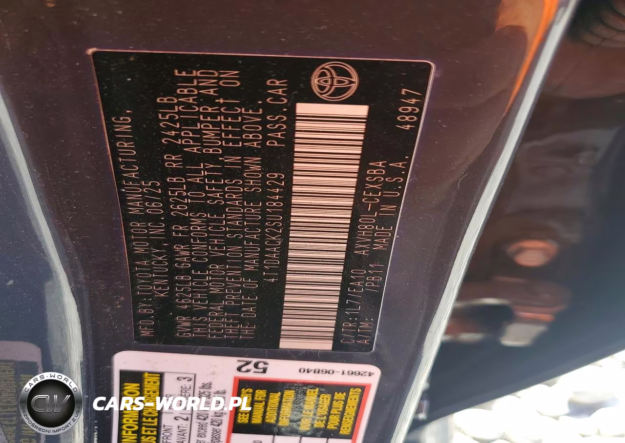 2025 Toyota Camry Se VIN:4T1DAACK2SU184429 - 12