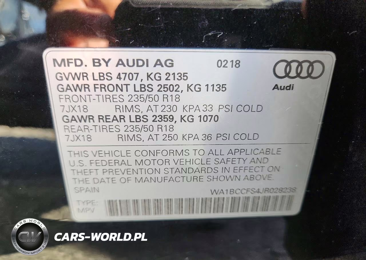 2018 Audi Q3 Premium VIN:WA1BCCFS4JR028238 - 14