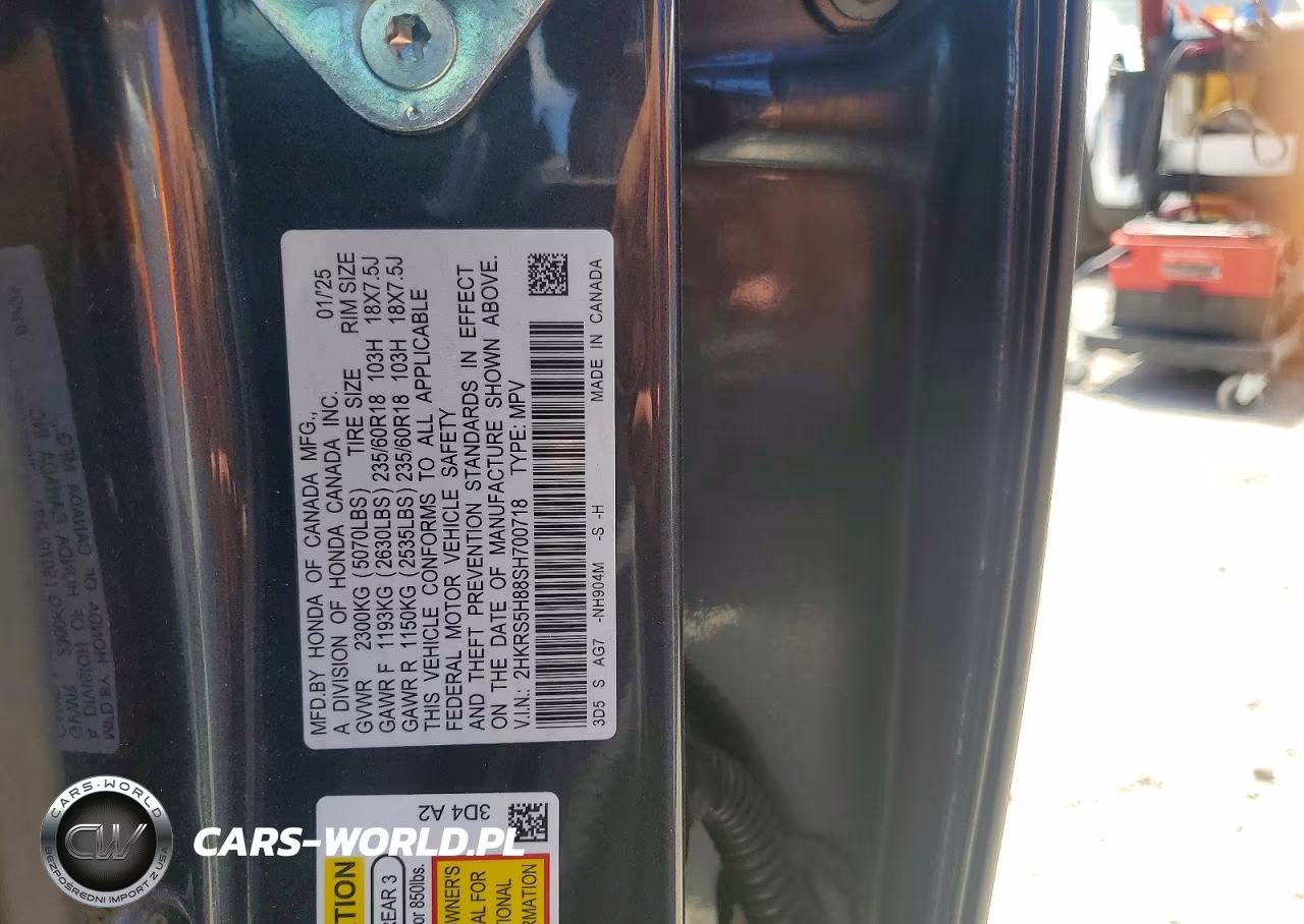 2025 Honda Cr-V VIN:2HKRS5H88SH700718 - 13