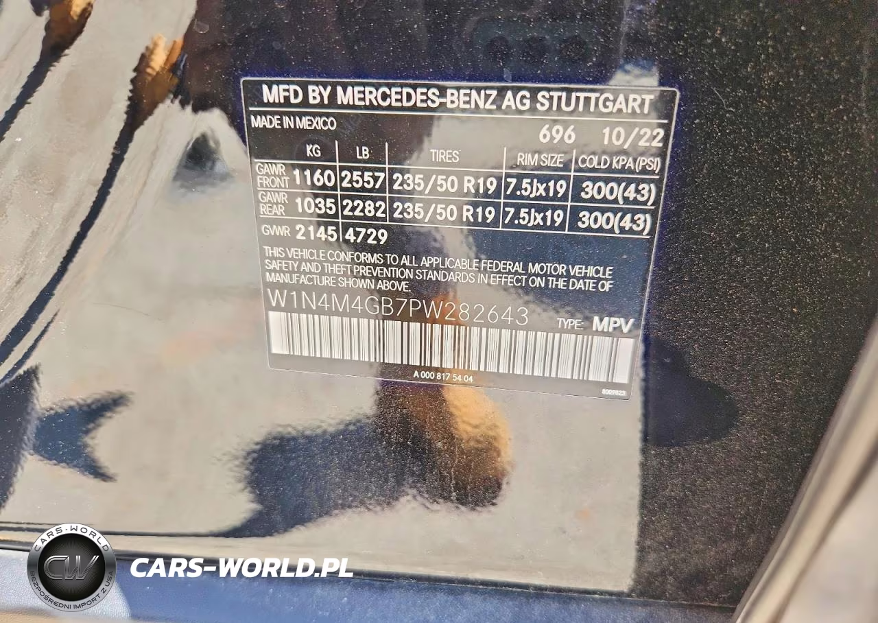 2023 Mercedes-Benz Glb 250 VIN:W1N4M4GB7PW282643 - 14