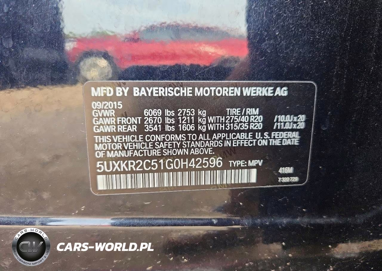 2016 BMW X5 Sdrive35I VIN:5UXKR2C51G0H42596 - 13