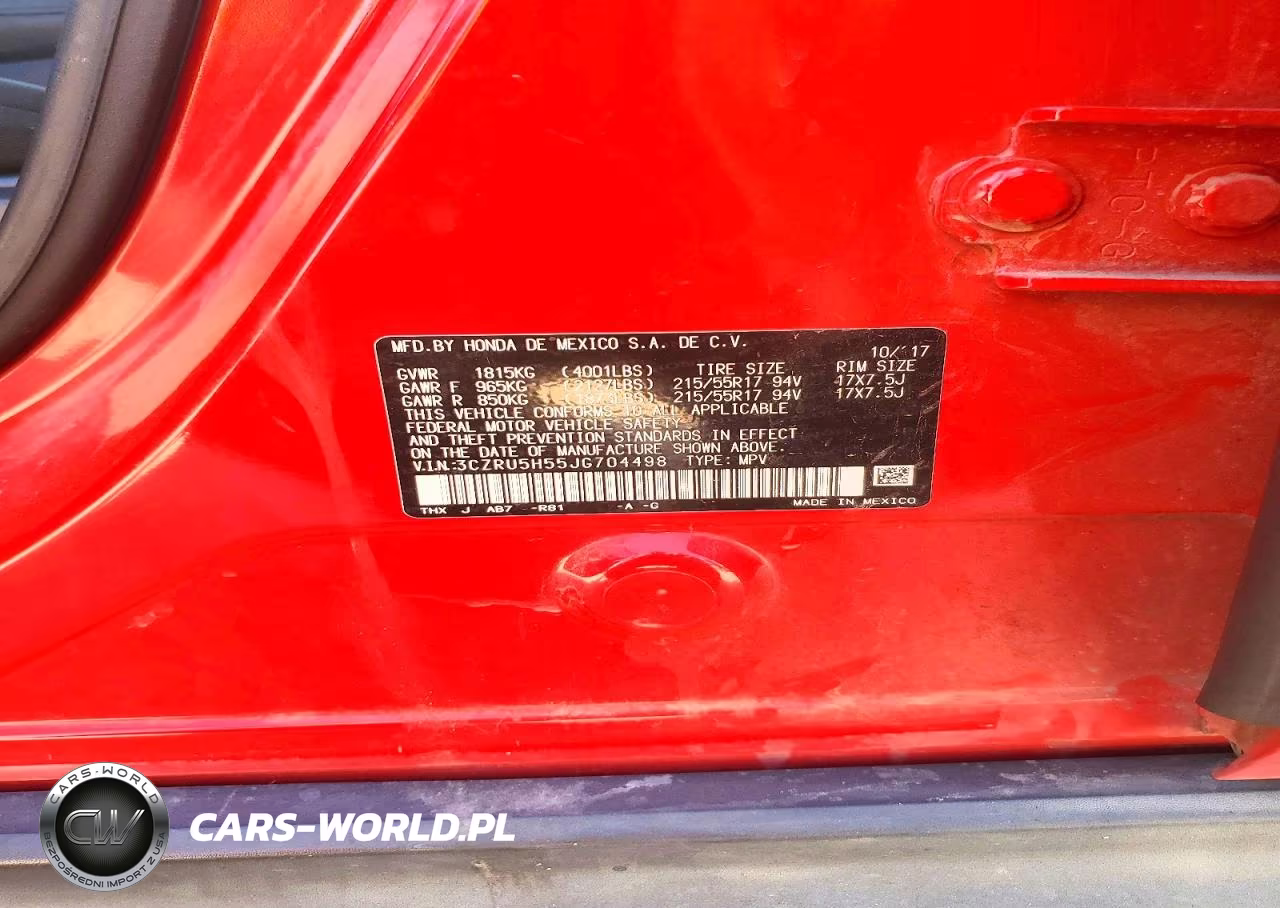 2018 Honda Hr-V Ex VIN:3CZRU5H55JG704498 - 13
