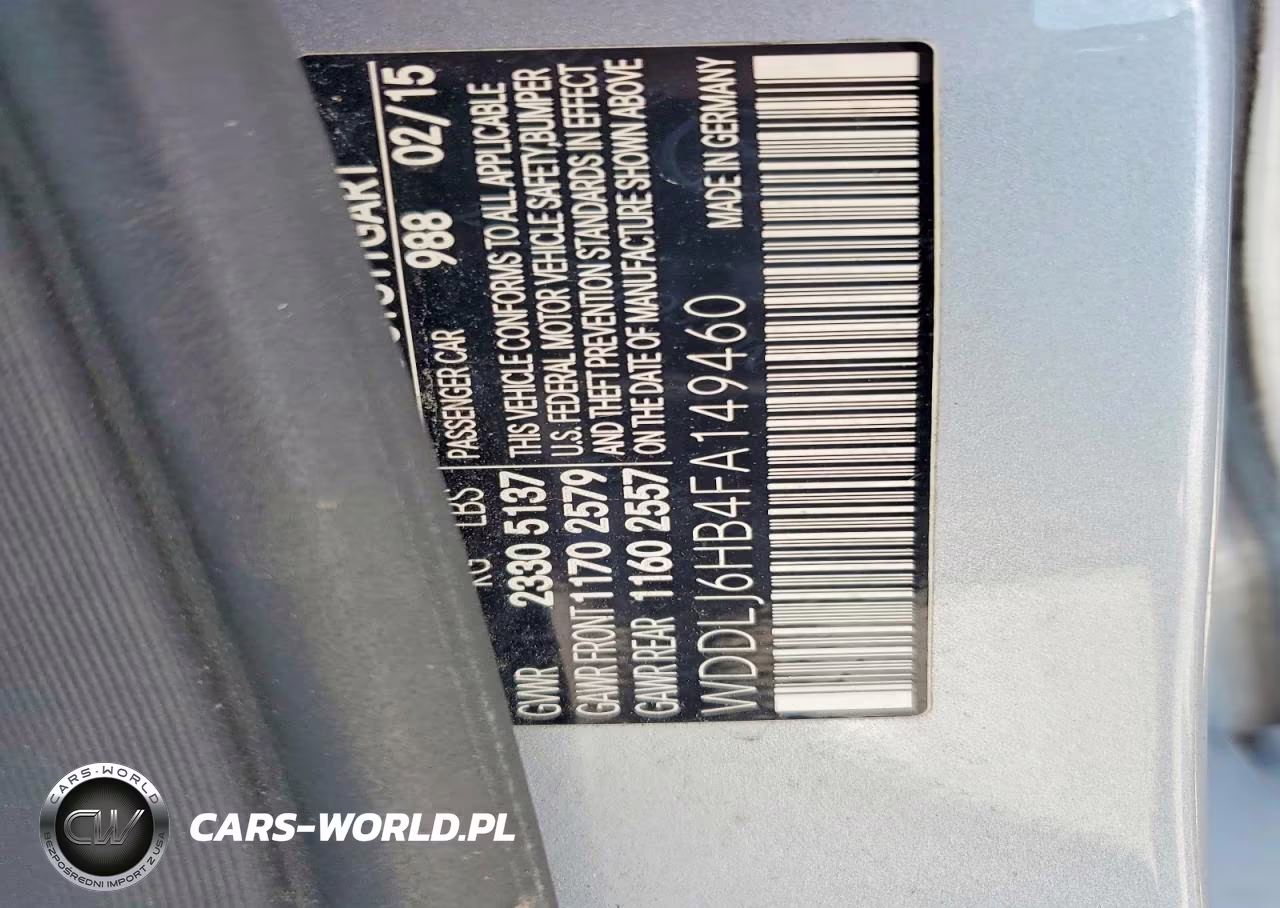 2015 Mercedes-Benz Cls 400 4Matic VIN:WDDLJ6HB4FA149460 - 13