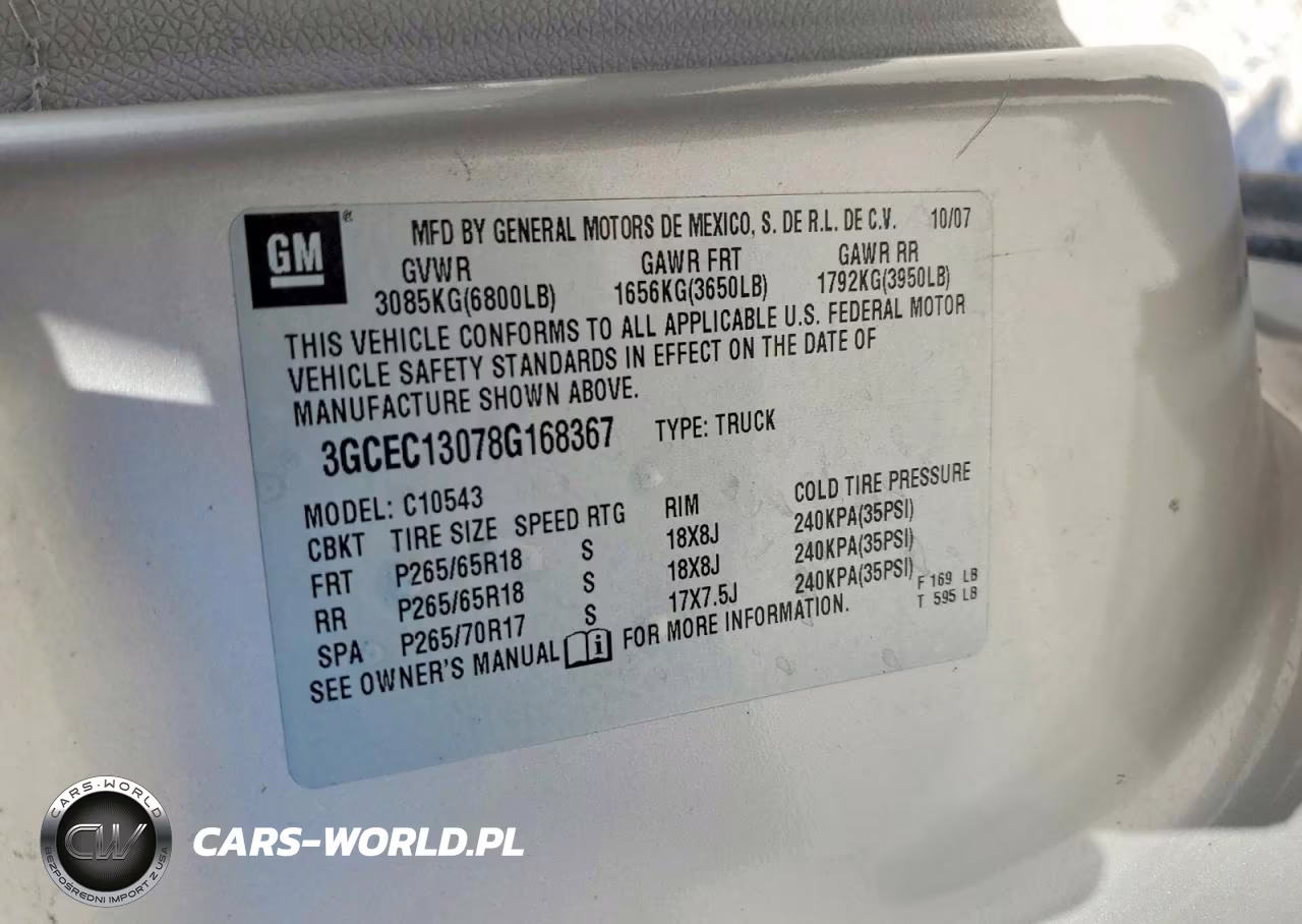 2008 Chevrolet Silverado C1500 VIN:3GCEC13078G168367 - 12