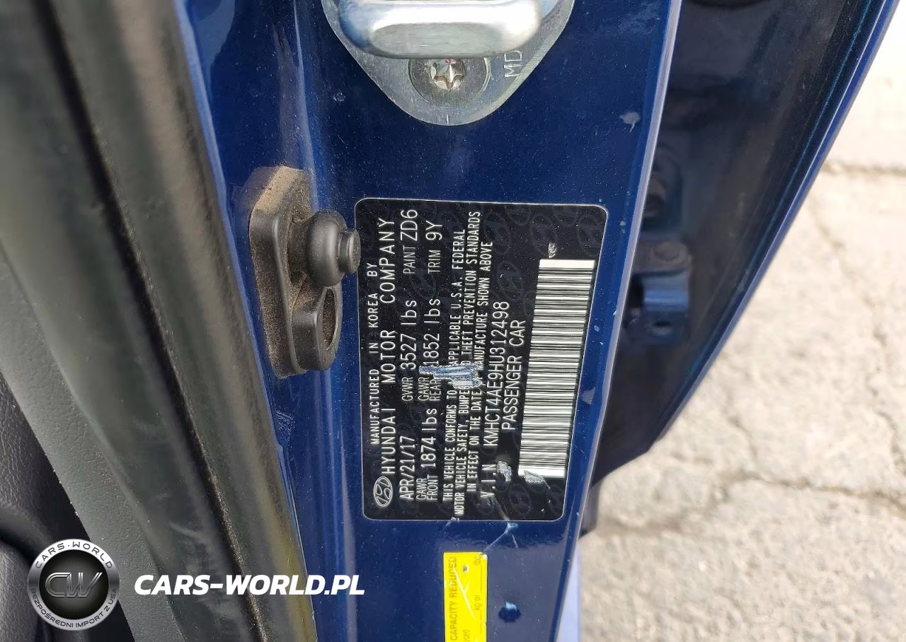 2017 Hyundai Accent Se VIN:KMHCT4AE9HU312498 - 12