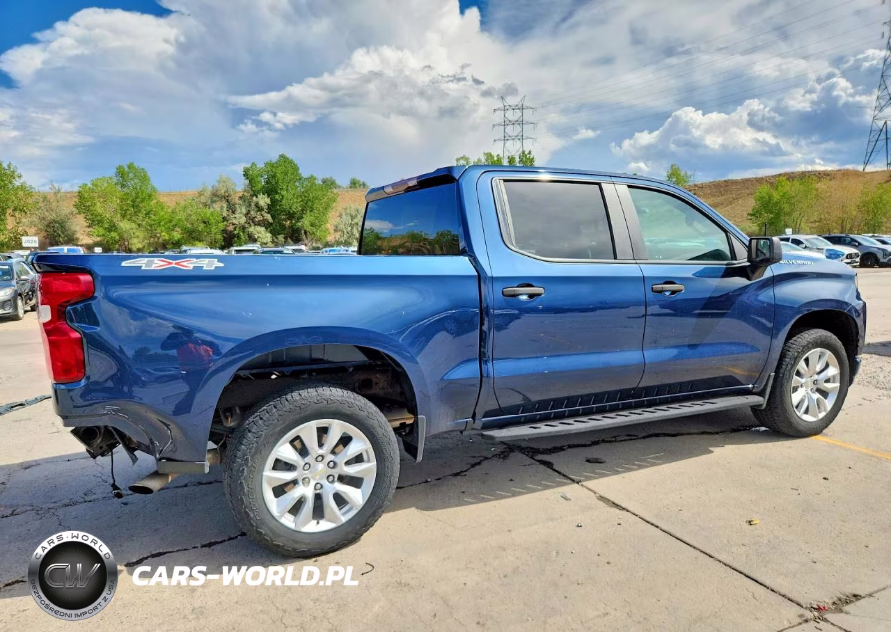 2021 Chevrolet Silverado K1500 Custom VIN:3GCPYBEK9MG270097 - 3