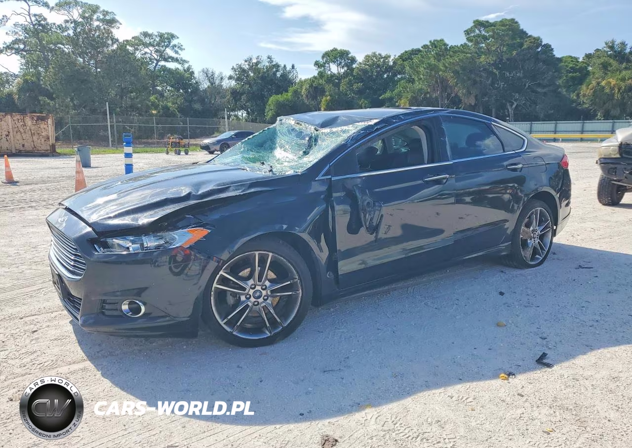 2015 Ford Fusion Titanium VIN:3FA6P0D98FR113756 - 1
