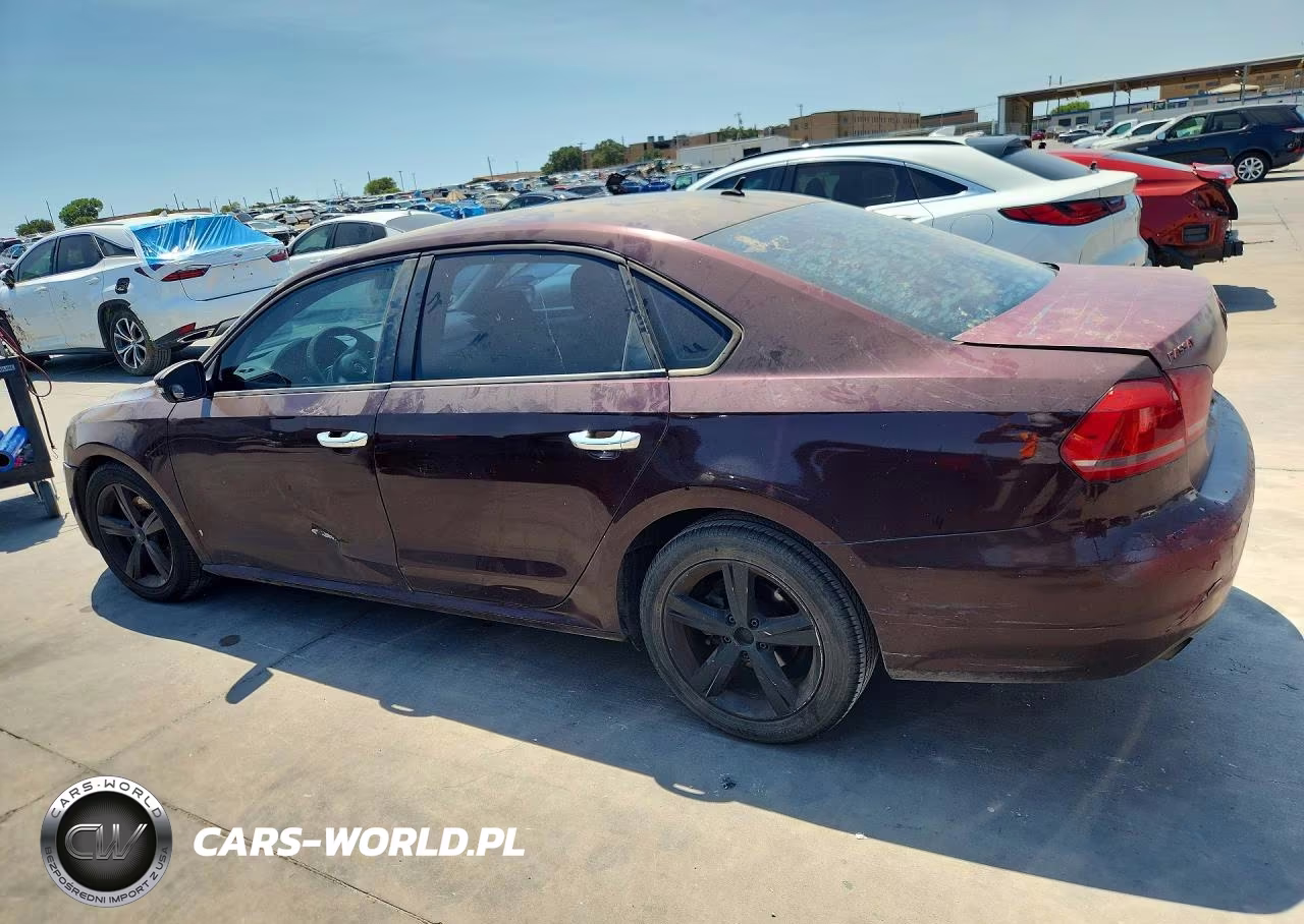 2013 Volkswagen Passat S VIN:1VWAP7A38DC042256 - 2