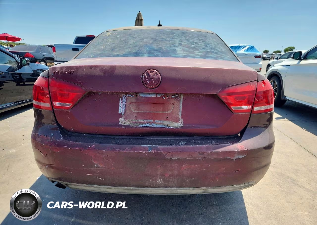 2013 Volkswagen Passat S VIN:1VWAP7A38DC042256 - 6