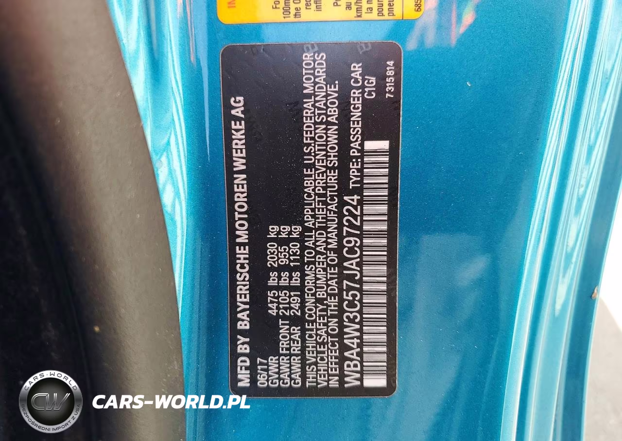 2018 BMW 430I VIN:WBA4W3C57JAC97224 - 12