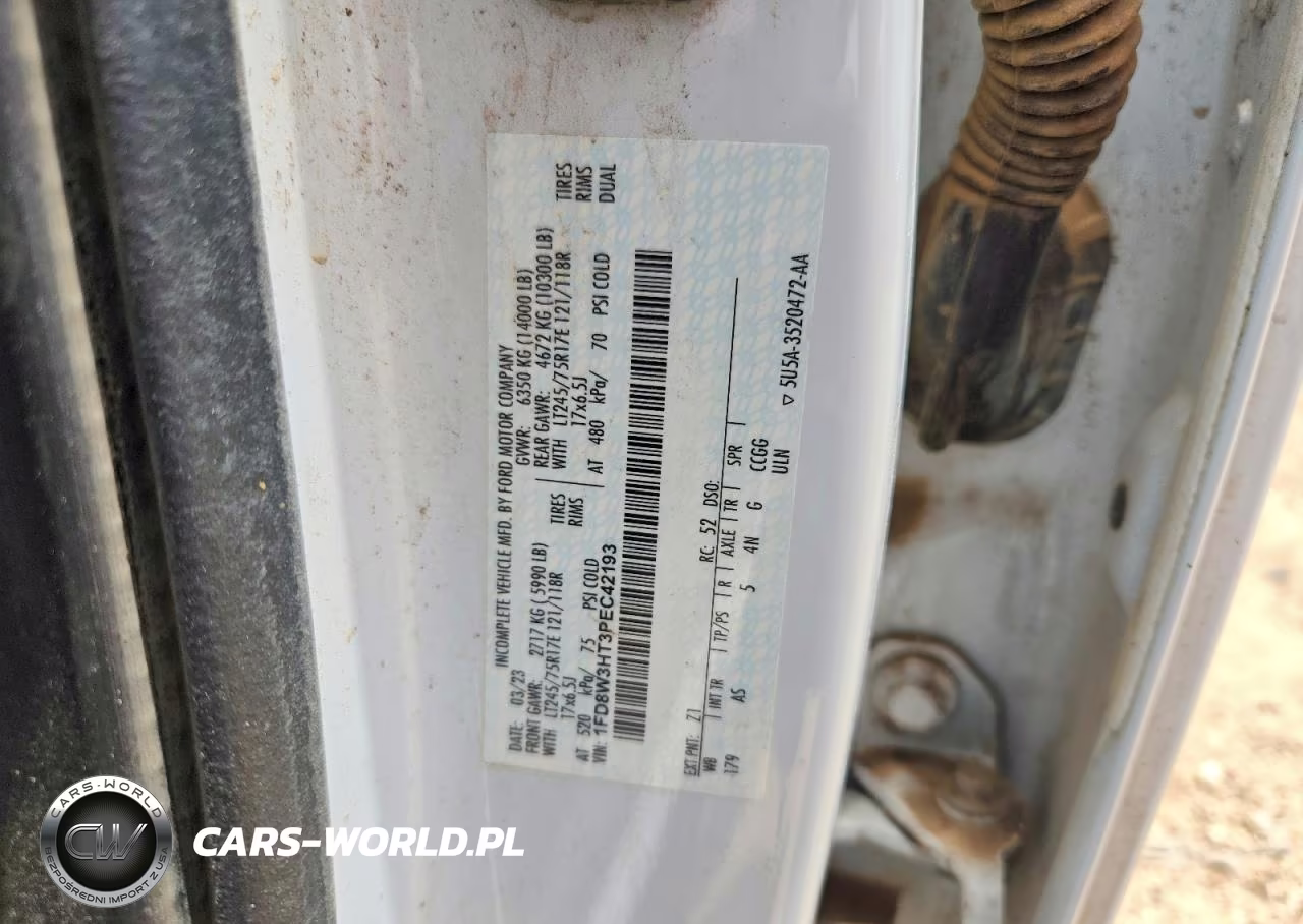2023 Ford F350 Super Duty VIN:1FD8W3HT3PEC42193 - 12