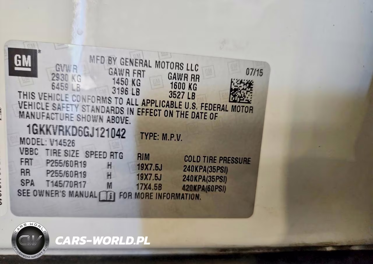 2016 GMC Acadia Slt-1 VIN:1GKKVRKD6GJ121042 - 13