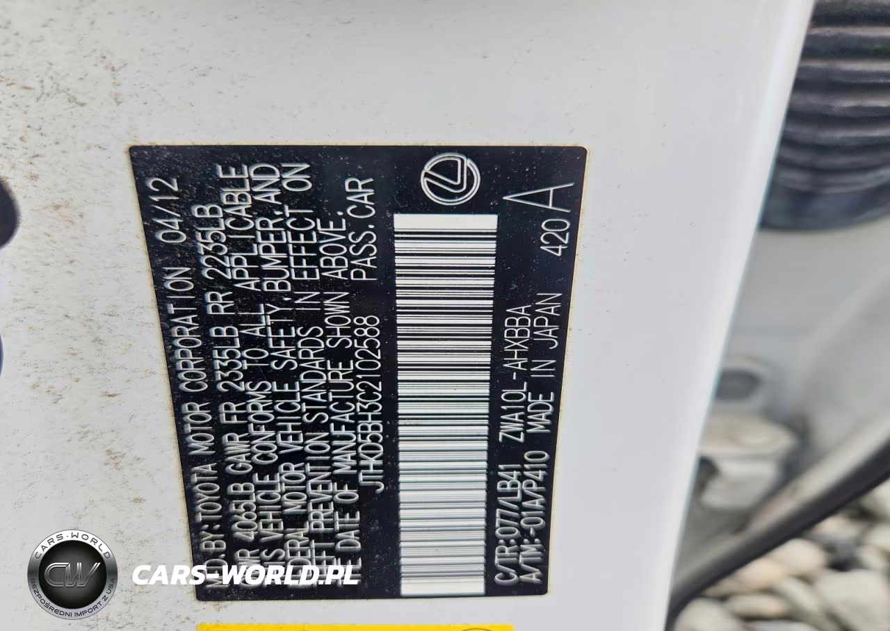2012 Lexus Ct 200 VIN:JTHKD5BH3C2102588 - 12