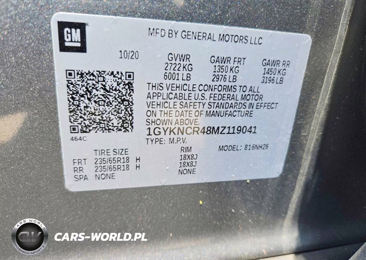 2021 Cadillac Xt5 Premium Luxury VIN:1GYKNCR48MZ119041 - 13
