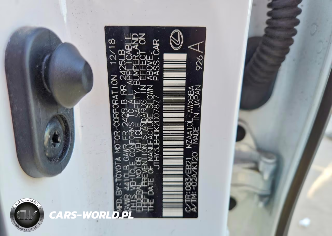 2019 Lexus Ux 200 VIN:JTHY3JBH0K2007877 - 13