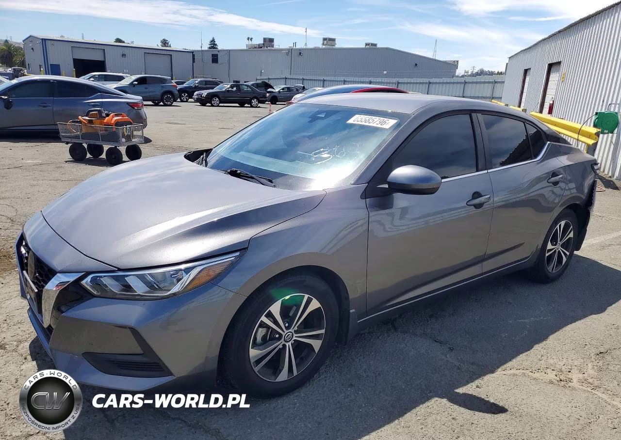 2021 Nissan Sentra Sv VIN:3N1AB8CV8MY261072 - 1
