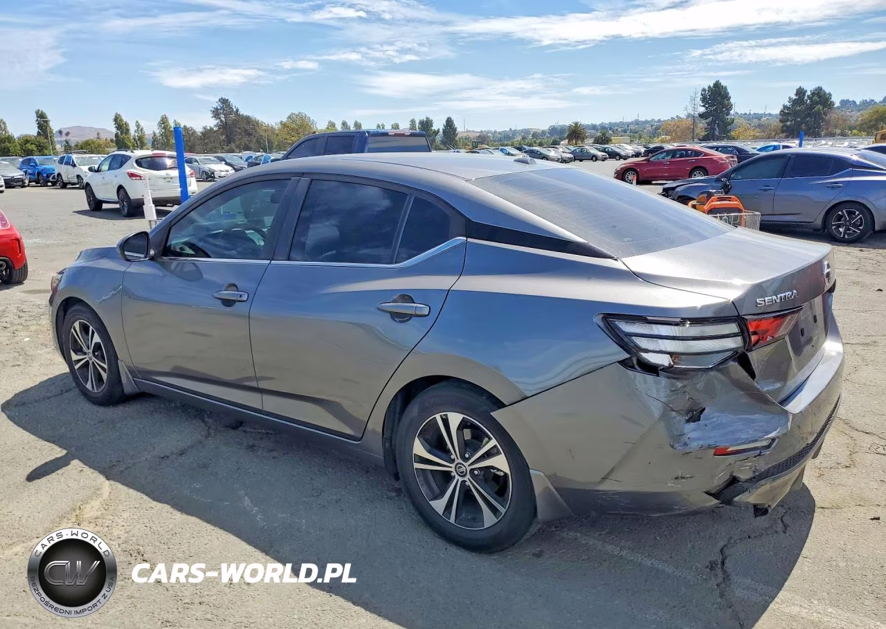 2021 Nissan Sentra Sv VIN:3N1AB8CV8MY261072 - 2