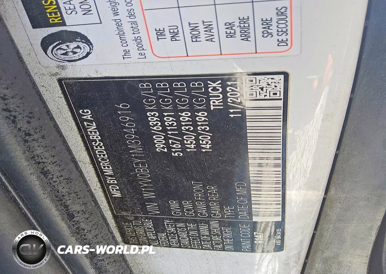 2021 Mercedes-Benz Metris VIN:W1YV0BEY1M3946916 - 12