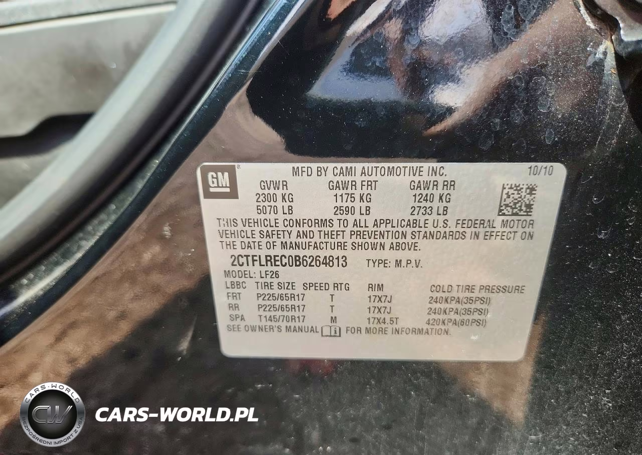 2011 GMC Terrain Sle VIN:2CTFLREC0B6264813 - 13