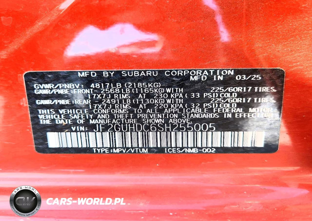 2025 Subaru Crosstrek Premium VIN:JF2GUHDC6SH255005 - 12