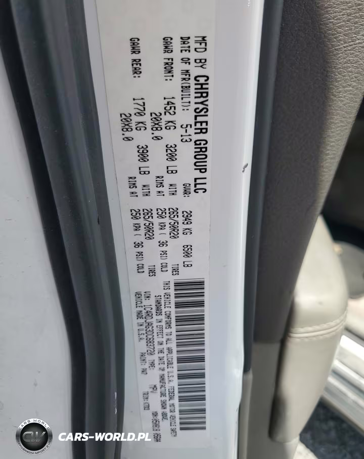 2013 Dodge Durango Sxt VIN:1C4RDJAG3DC683720 - 13
