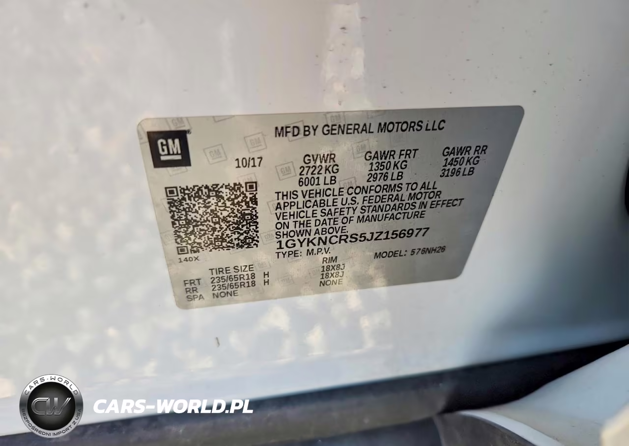 2018 Cadillac Xt5 Luxury VIN:1GYKNCRS5JZ156977 - 12