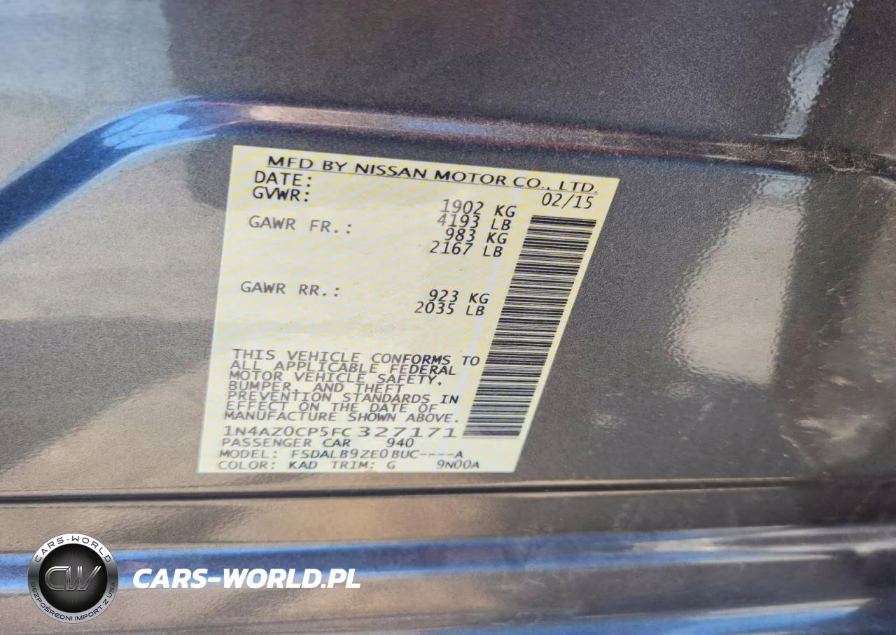 2015 Nissan Leaf S VIN:1N4AZ0CP5FC327171 - 12