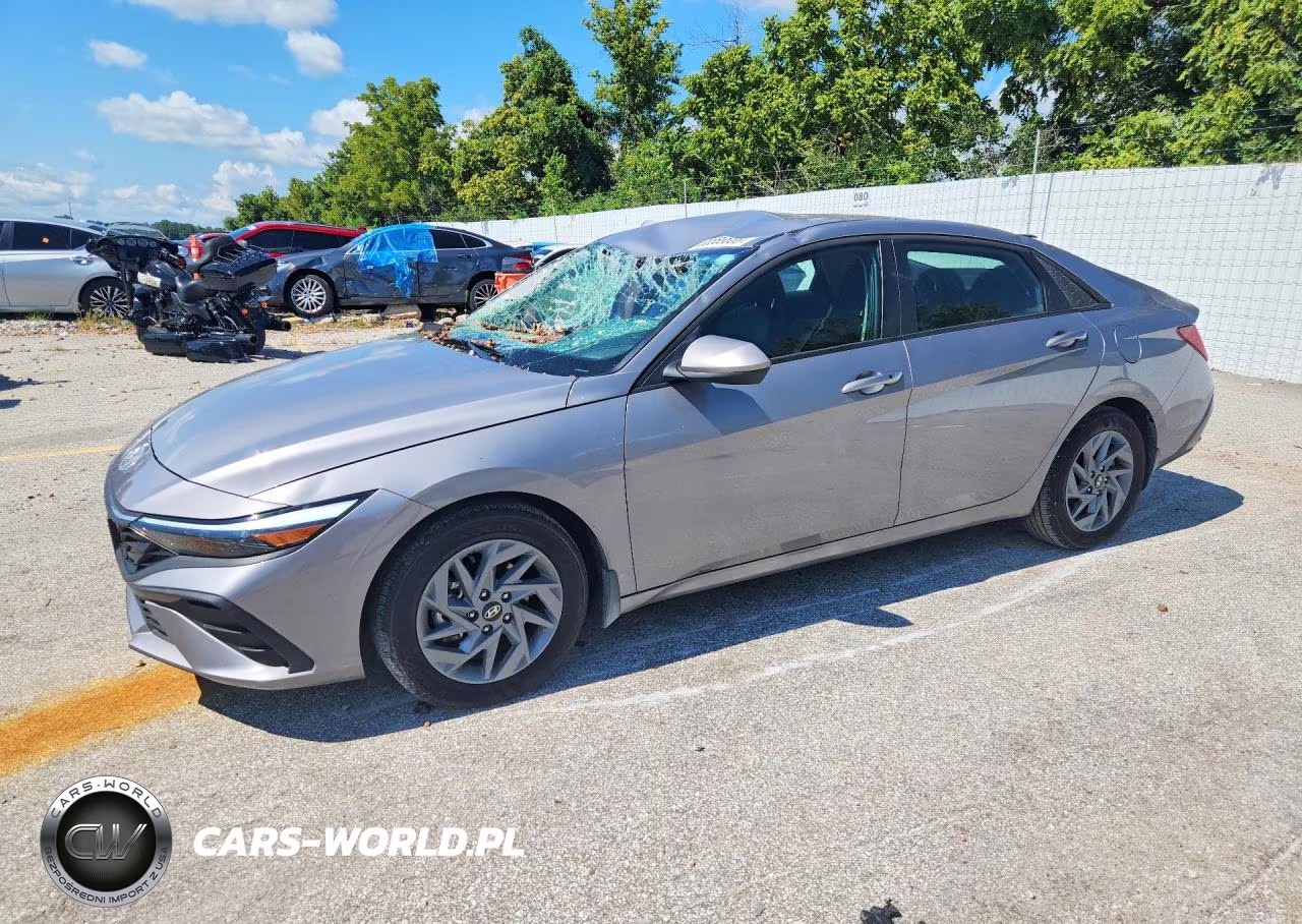 2025 Hyundai Elantra Hybrid Blue VIN:KMHLM4DJ1SU168801 - 1