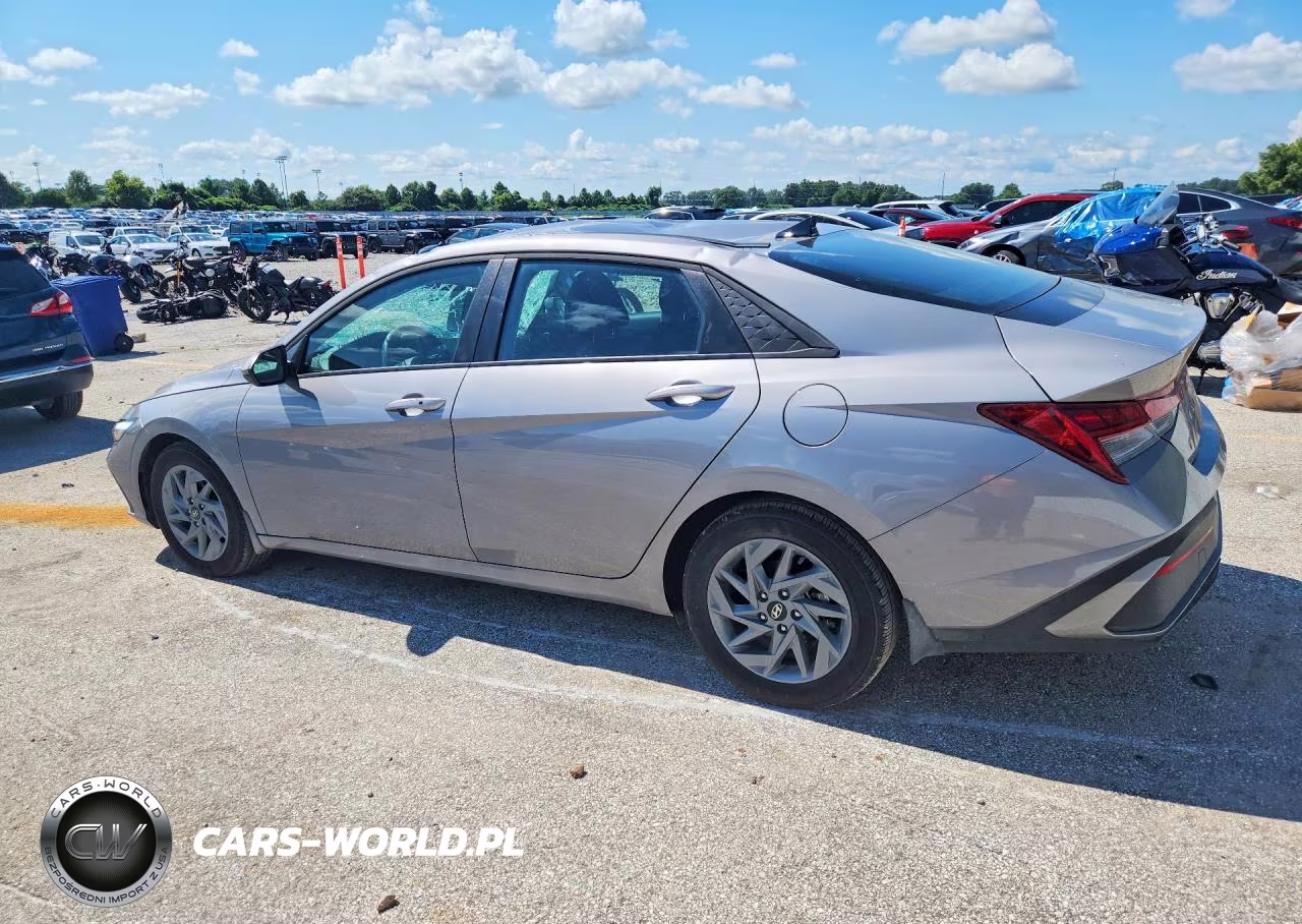 2025 Hyundai Elantra Hybrid Blue VIN:KMHLM4DJ1SU168801 - 2