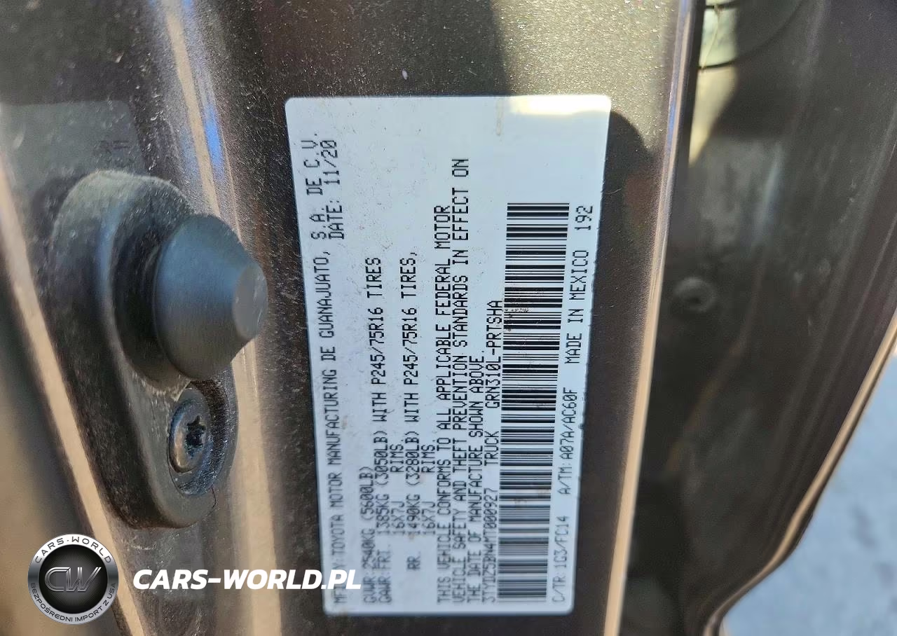 2021 Toyota Tacoma Sr5 V6 VIN:3TYDZ5BN4MT000927 - 12