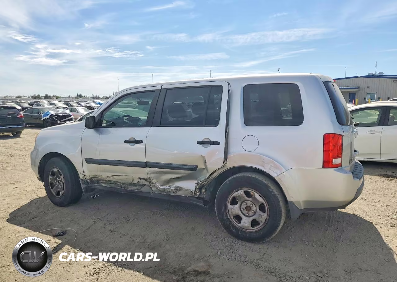 2011 Honda Pilot Lx VIN:5FNYF3H21BB008606 - 2