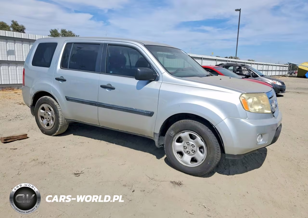 2011 Honda Pilot Lx VIN:5FNYF3H21BB008606 - 4